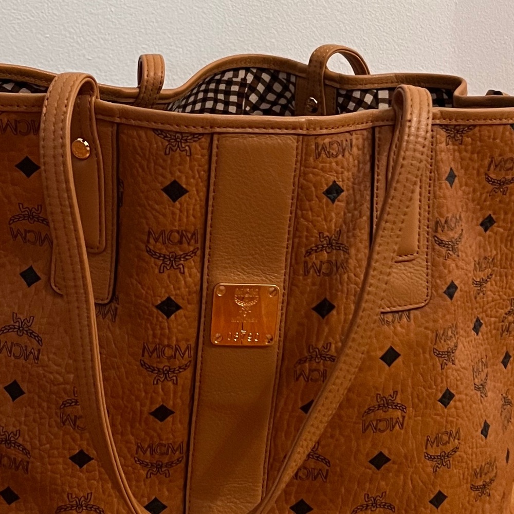 MCM Large Cognac Tote